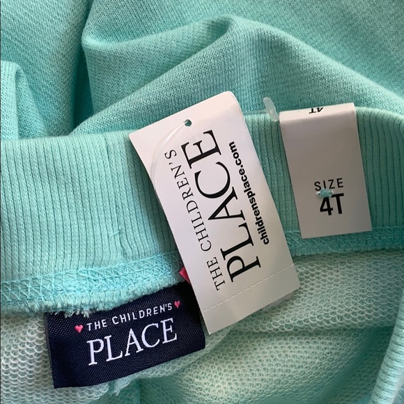 Girls Blue Sparkly joggers - Picture 2 of 3